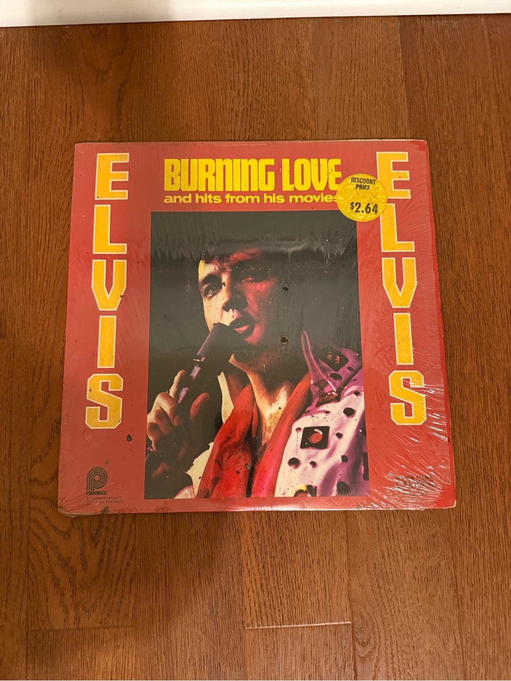 Vintage Elvis Presley Burning Love Vinyl LP CAS-259